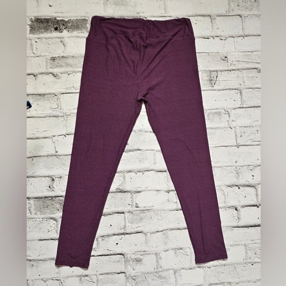 Lularoe Purple with White Dots - Picture 2 of 7